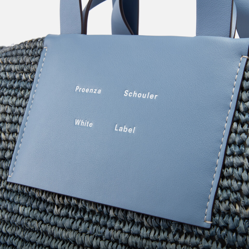 Proenza Schouler White Label XL Morris Raffia Tote Bag