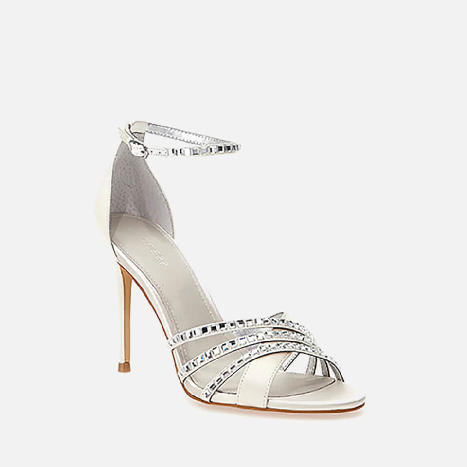 Guess Kadisha Jewelled Satin Heels