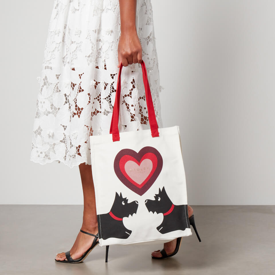 Radley Valentines Medium Printed Canvas Tote Bag