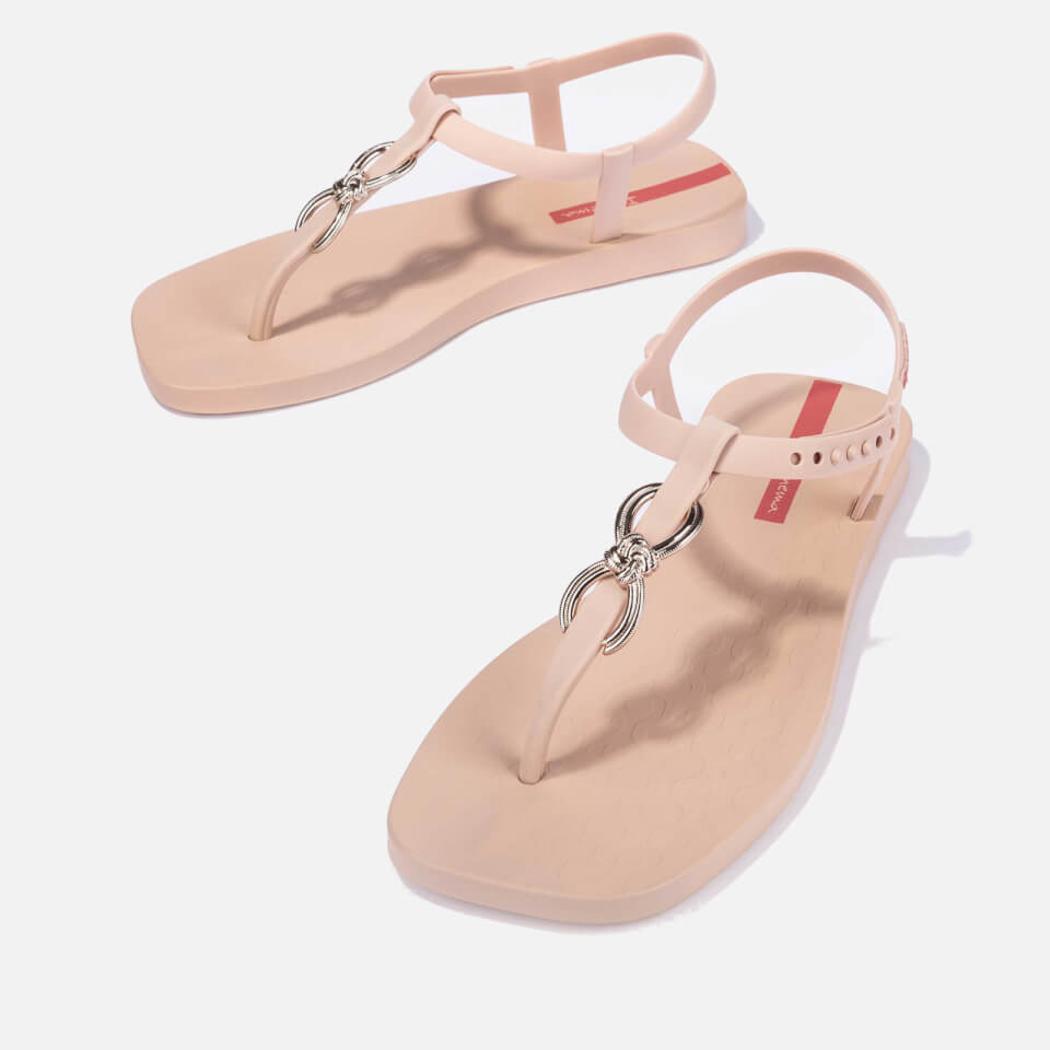 Ipanema Women's Premium Artisan Faux Suede and Rubber Sandals