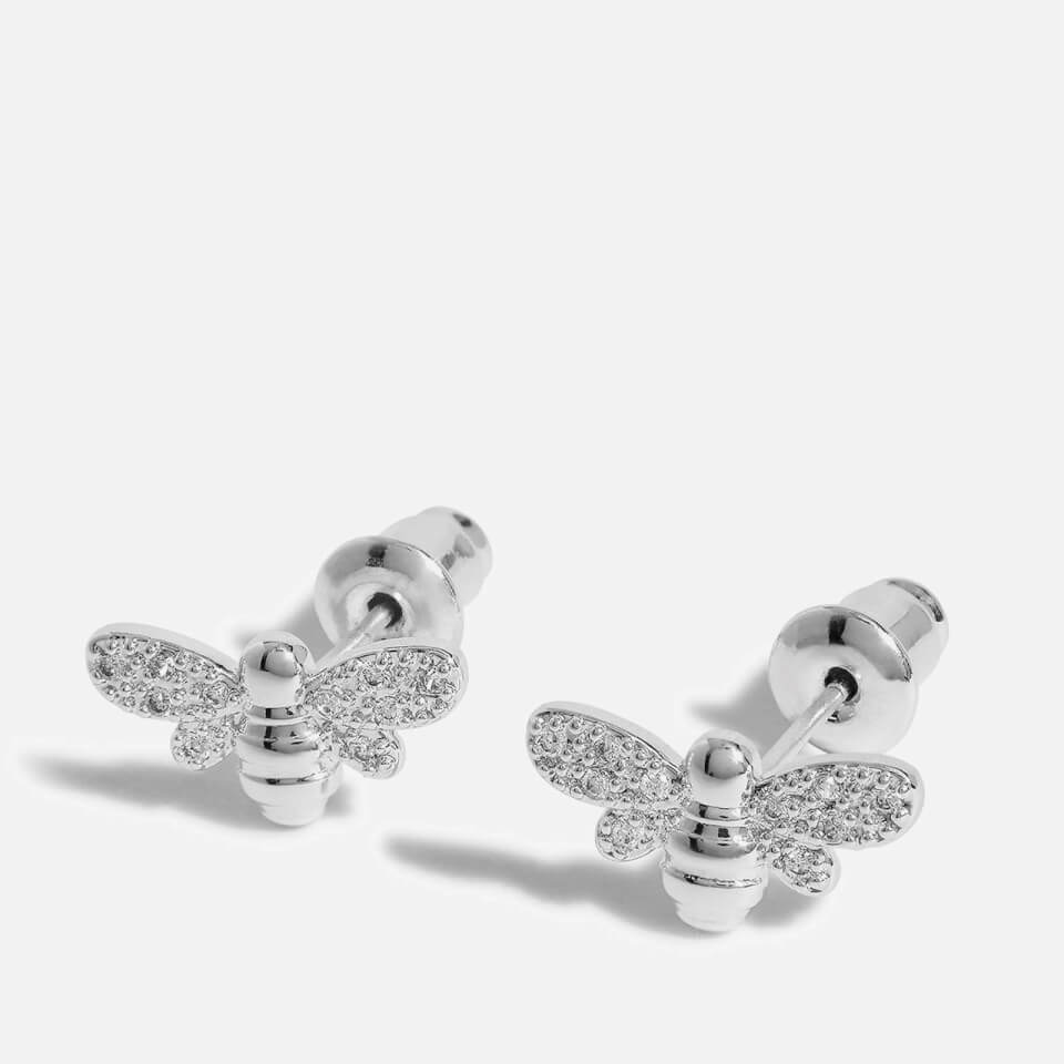 Joma Jewellery Happy As Can Bee Silver-Plated Earrings