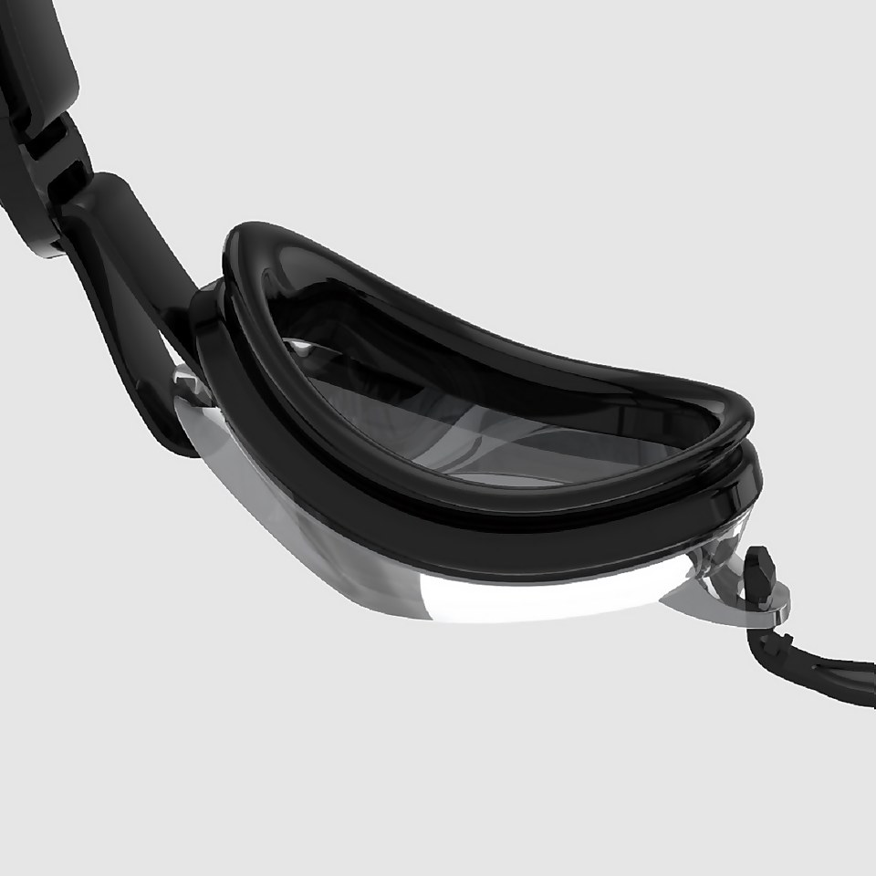 Unisex Jet Mirror Goggles Black/White/Chrome