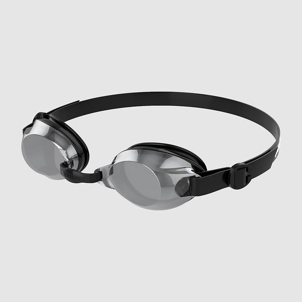 Unisex Jet Mirror Goggles Black/White/Chrome