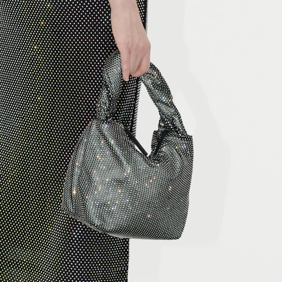Stine Goya Ziiggy Mini Crystal-Embellished Hobo Bag
