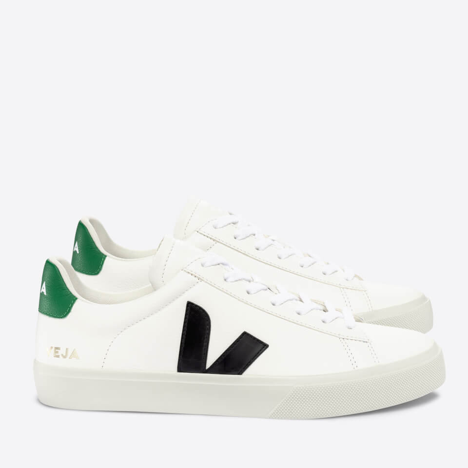 Veja Campo Logo-Appliquéd Leather Trainers