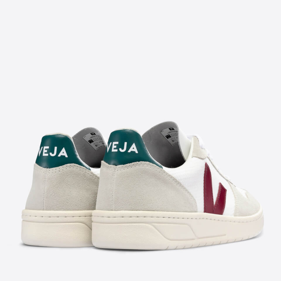 Veja Men’s V-10 B Mesh, Leather and Suede Trainers