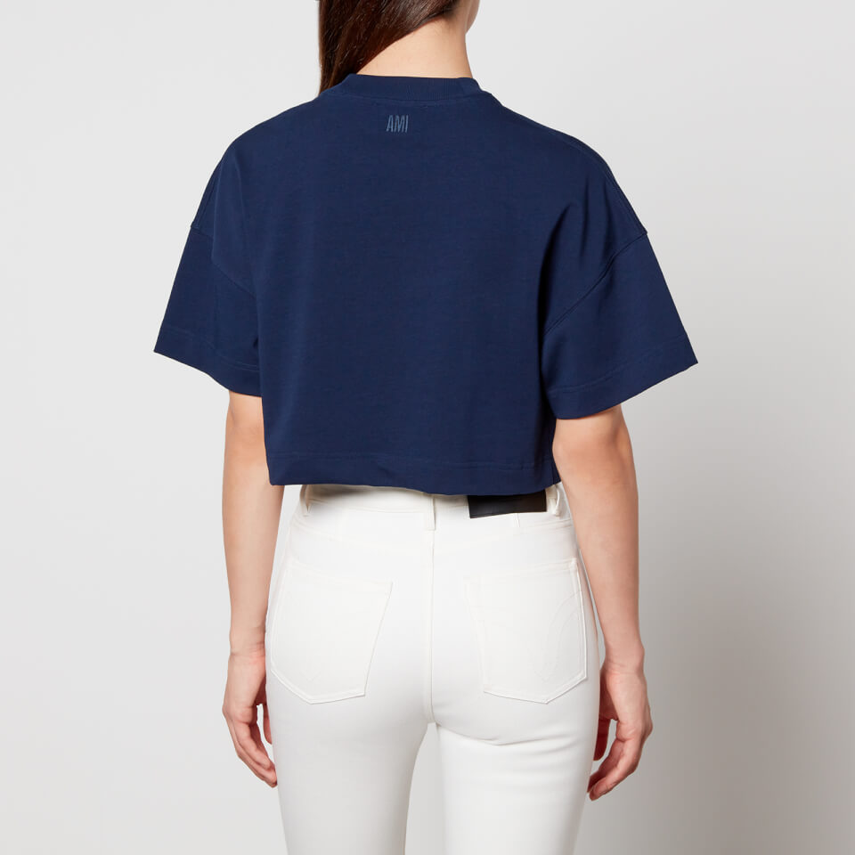 AMI paris France Cotton-Jersey T-Shirt - XXS | Coggles