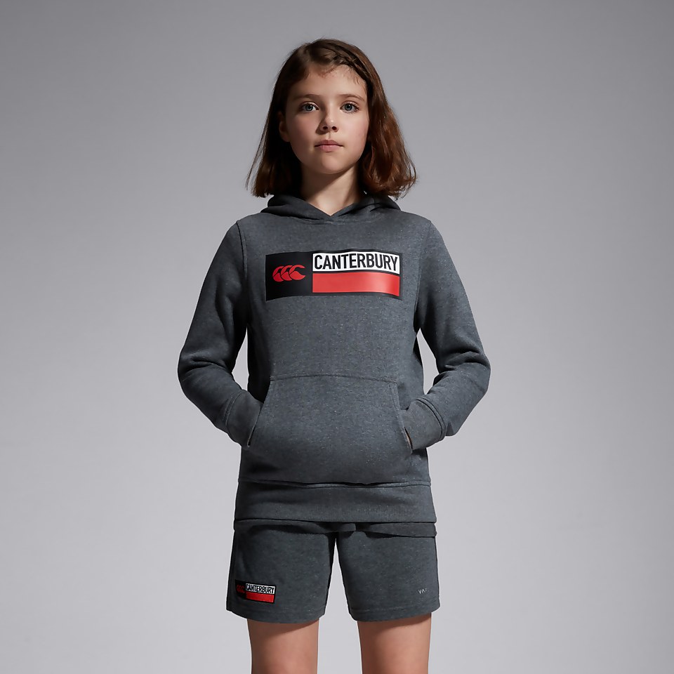 JUNIOR UNISEX OVERHEAD HOODY GREY MARL