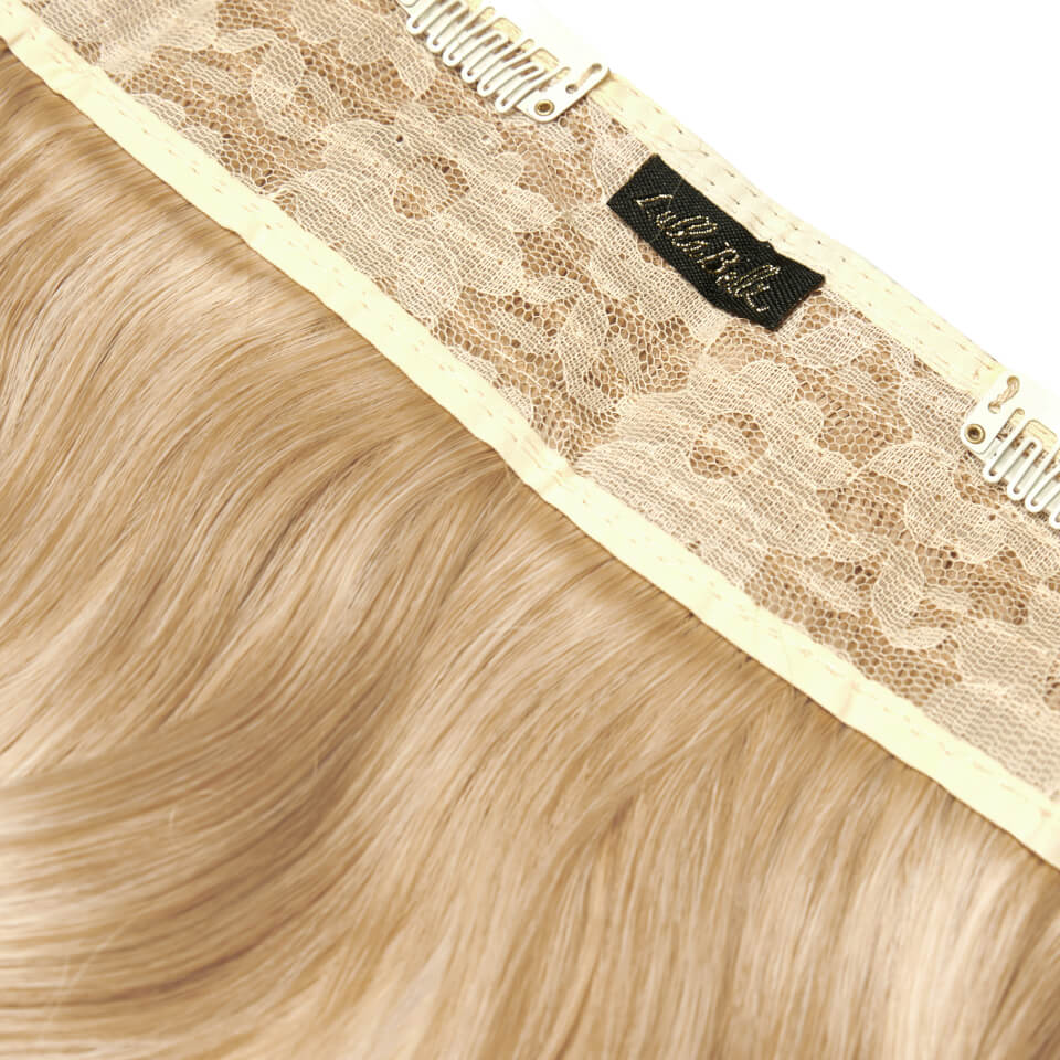 LullaBellz Thick 16 1-Piece Curly Clip in Hair Extensions - Golden Blonde