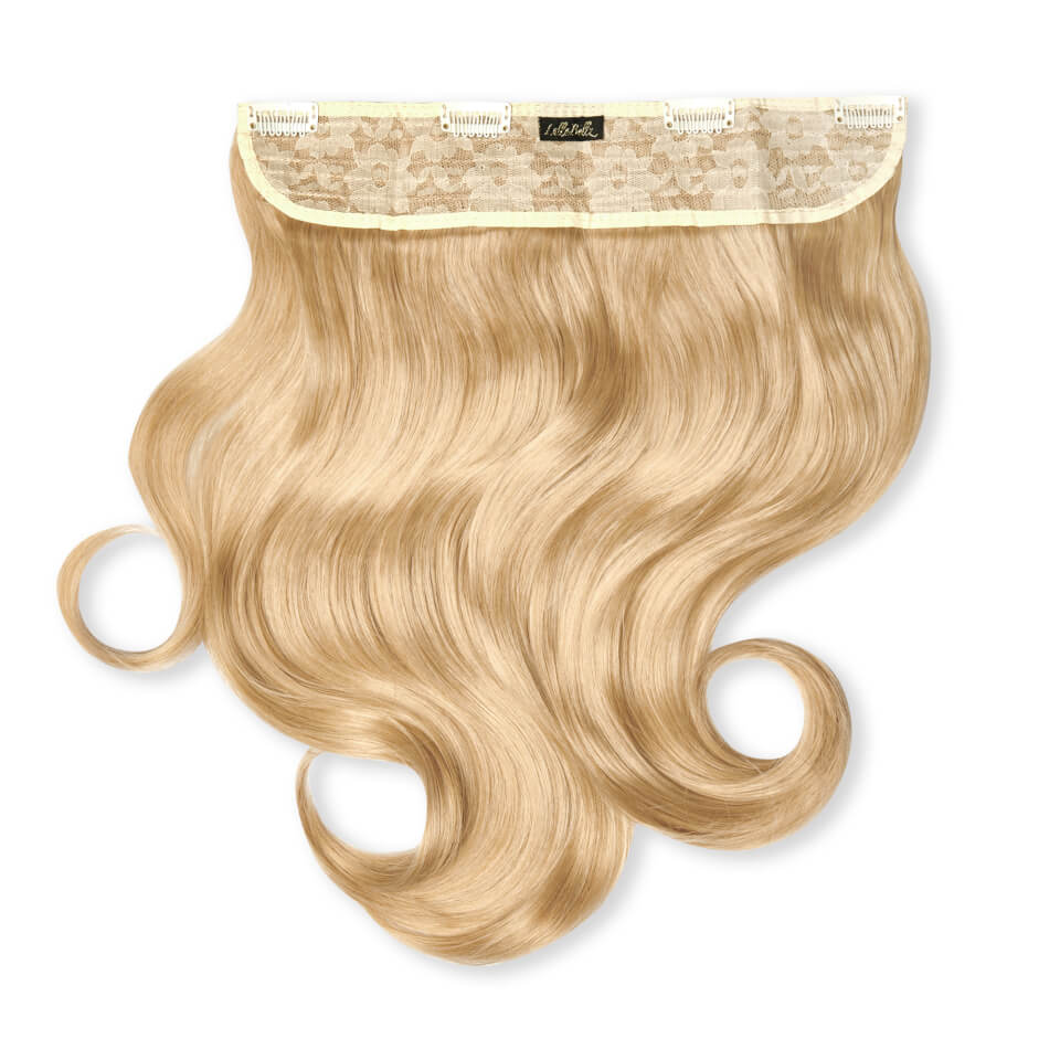 LullaBellz Thick 16 1-Piece Curly Clip in Hair Extensions - Golden Blonde