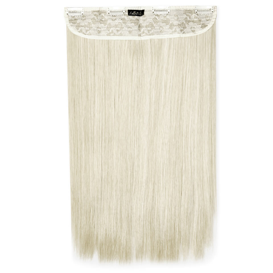 LullaBellz Thick 18 1-Piece Straight Clip in Hair Extensions - Bleach Blonde