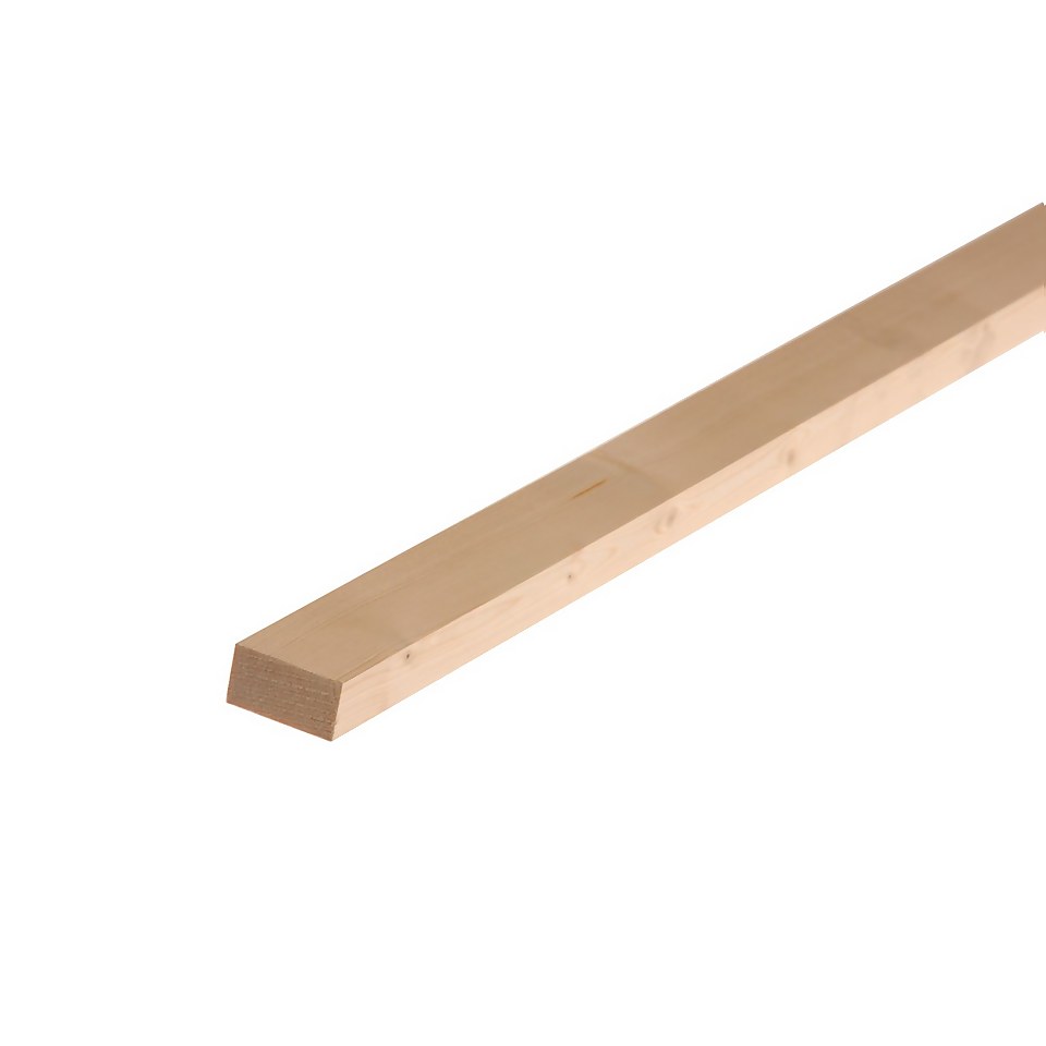 Metsa Planed Square Edge Stick Softwood Timber 2.4m (18 x 28 x 2400mm) - Pack of 8