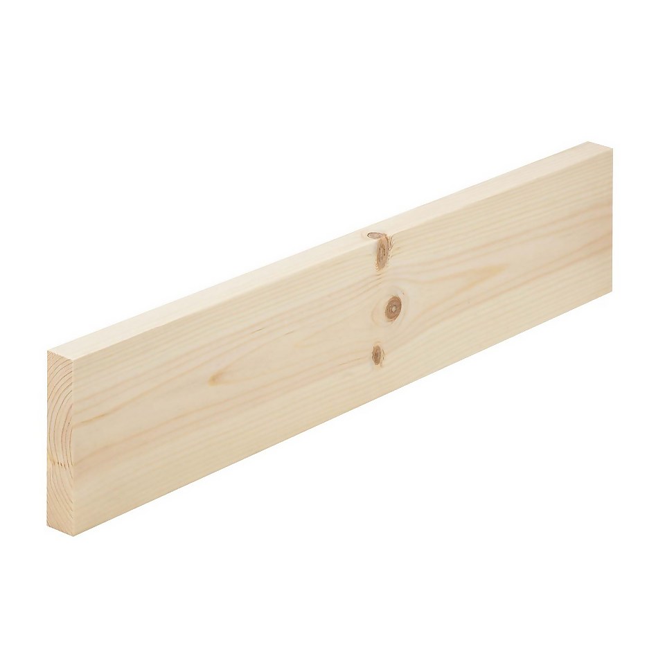 Metsa Planed Square Edge Stick Softwood Timber 1.8m (18 x 94 x 1800mm) - Pack of 4