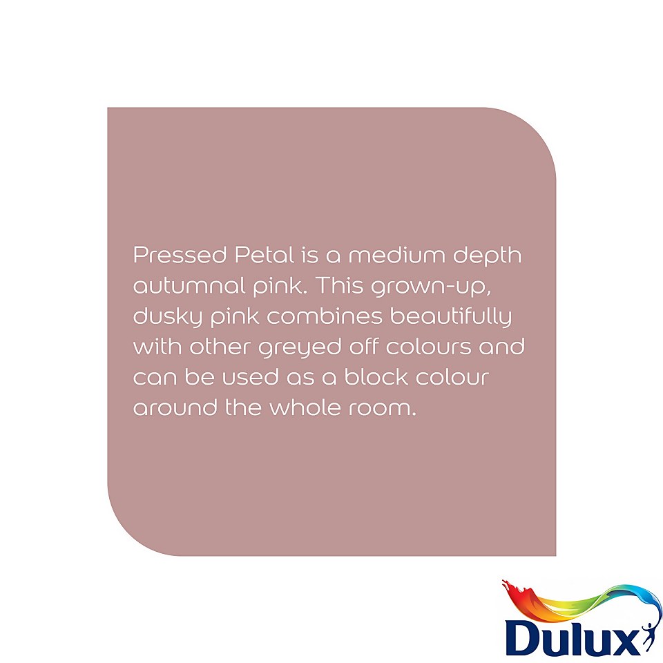 Dulux Easycare Washable & Tough Matt Emulsion Paint Pressed Petal - 2.5L