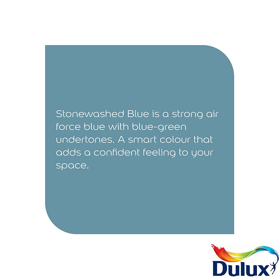 Dulux Easycare Washable & Tough Matt Emulsion Paint Stonewashed Blue - 2.5L
