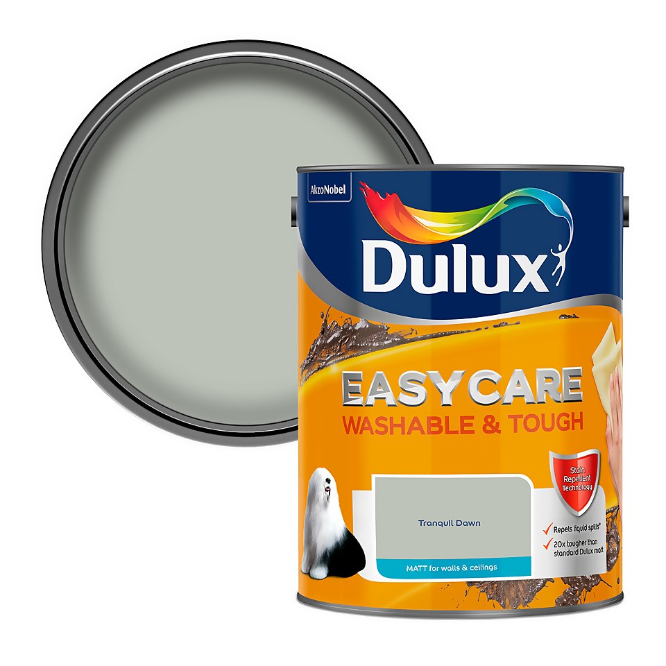 Dulux Easycare Washable & Tough Matt Emulsion Paint Tranquil Dawn - 5L