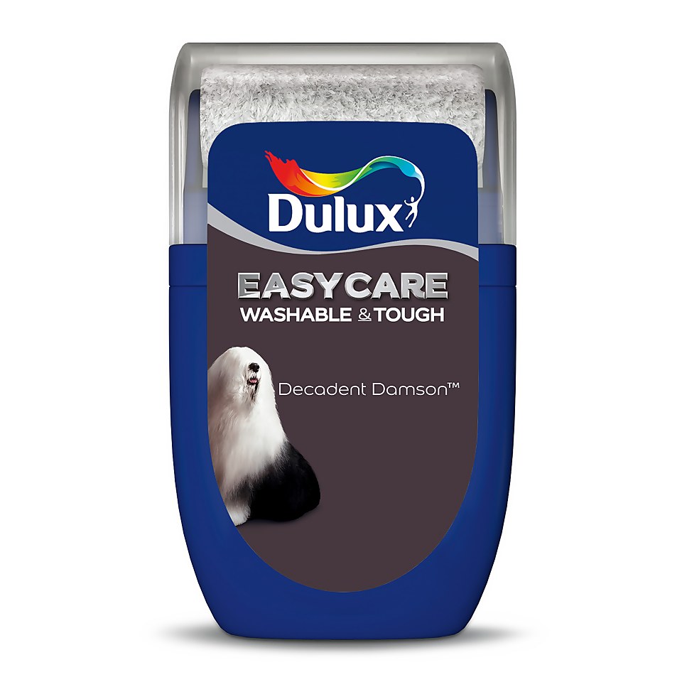 Dulux Easycare Washable & Tough Paint Decadent Damson - Tester 30ml