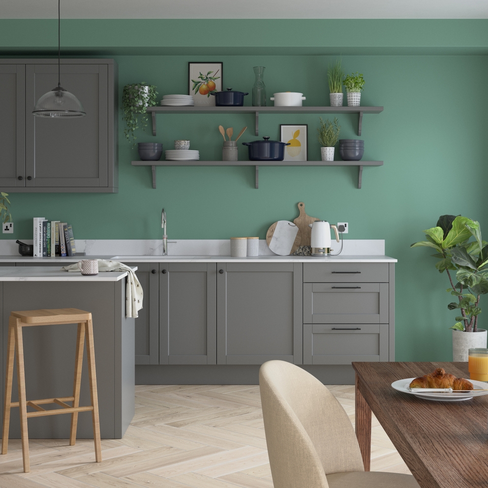 Dulux Easycare Kitchen Matt Emulsion Paint Village Maze 2.5L Homebase