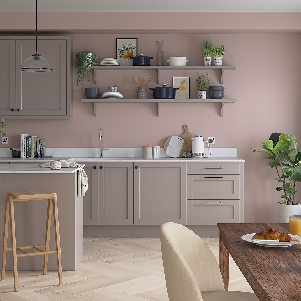 Dulux Easycare Kitchen Paint Pink Parchment - Tester 30ml