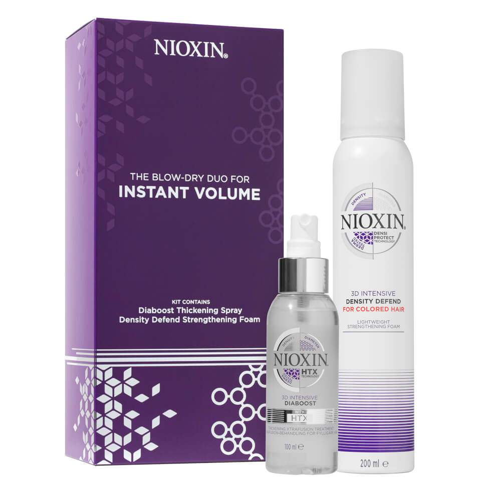 NIOXIN Intensive Treatment Blow Dry Duo - Diaboost and Density Defend Foam