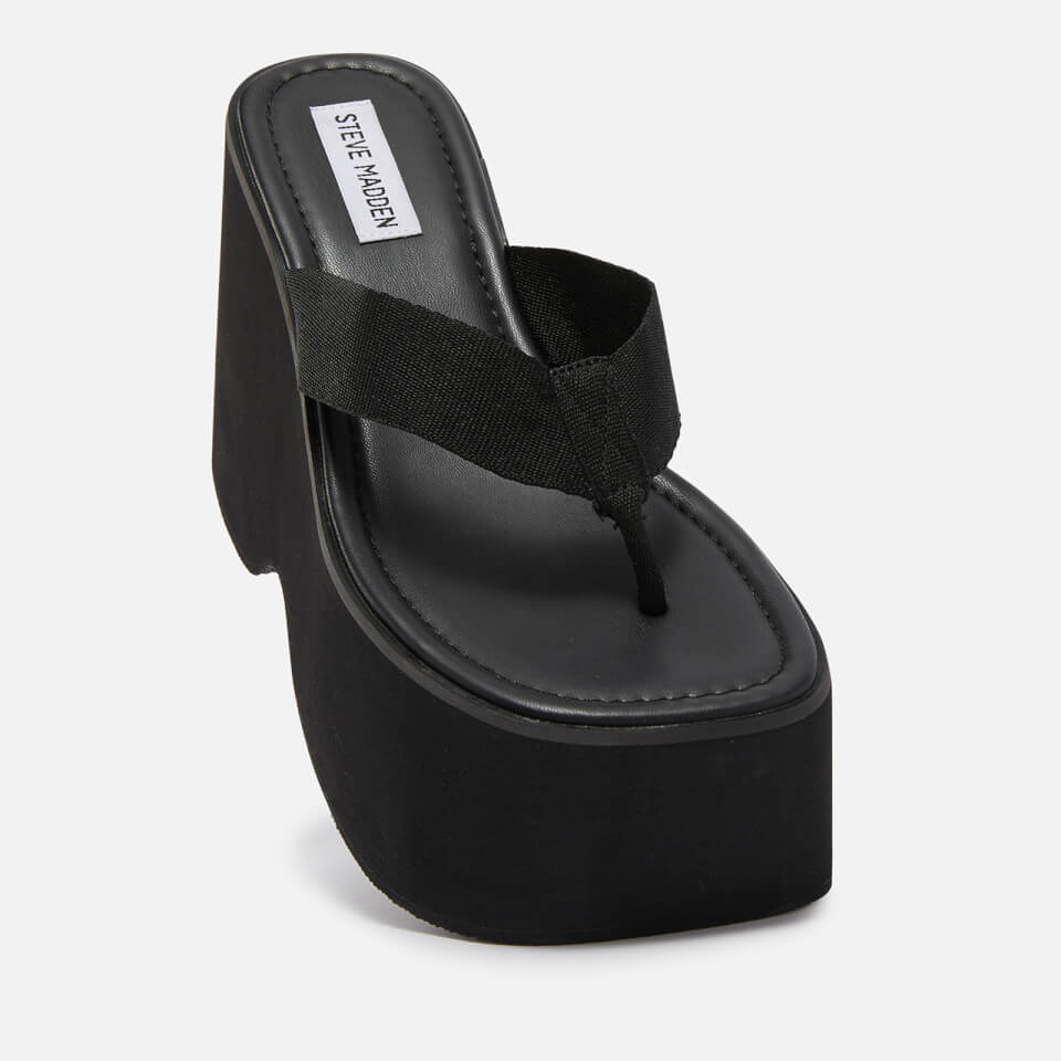 Steve Madden Gwen Platform Canvas Sandals FREE UK Delivery Allsole