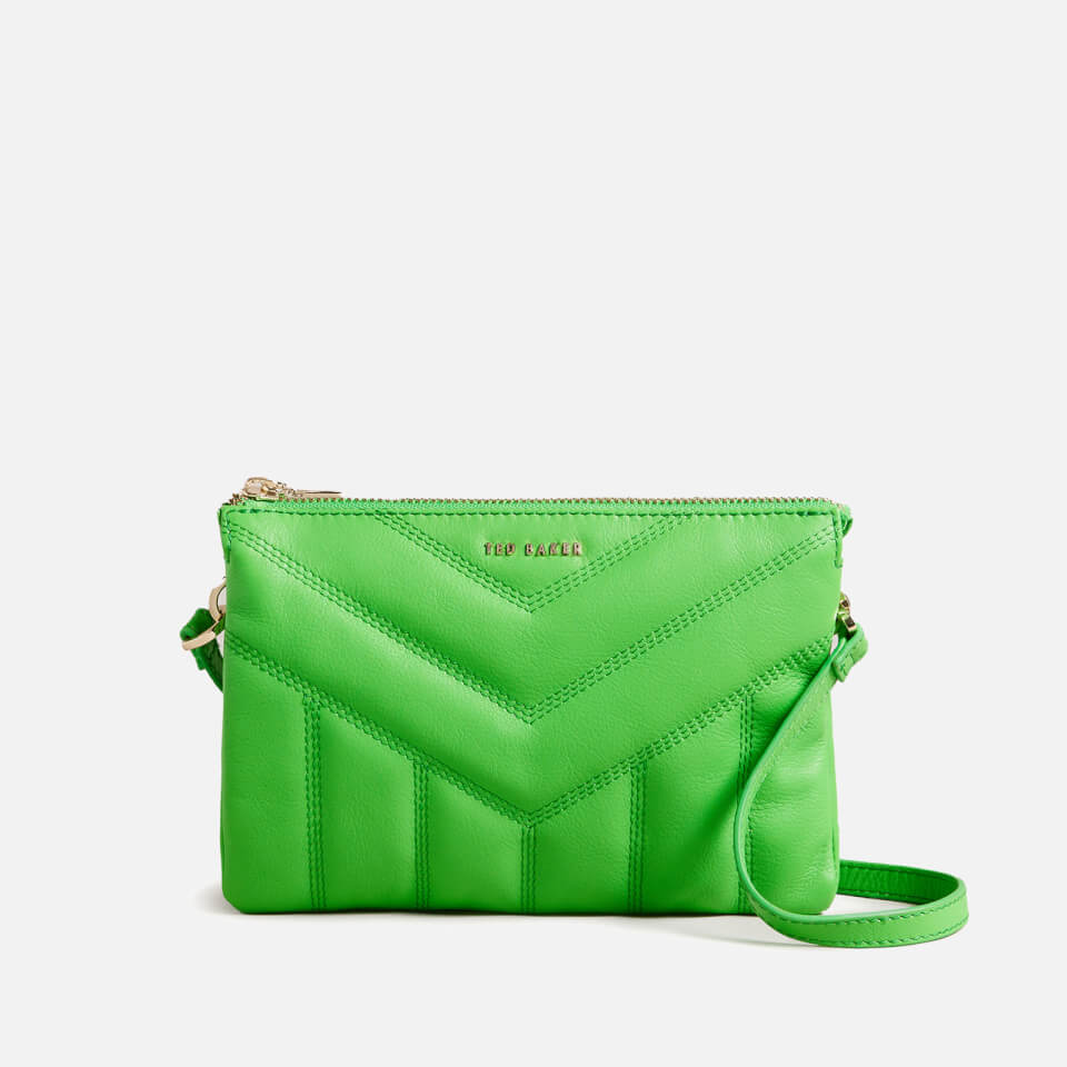 Ted Baker Ayasini Leather Quilted Puffer Cross Body Bag
