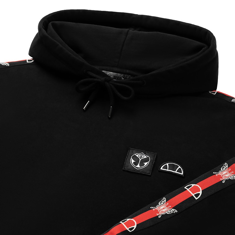 Unisex Tomorrowland X ellesse Kapuzenpullover Schwarz