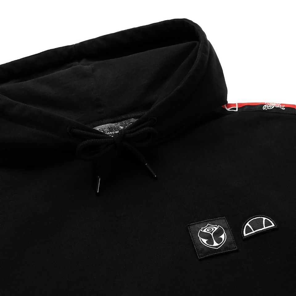 Unisex Tomorrowland X ellesse Kapuzenpullover Schwarz