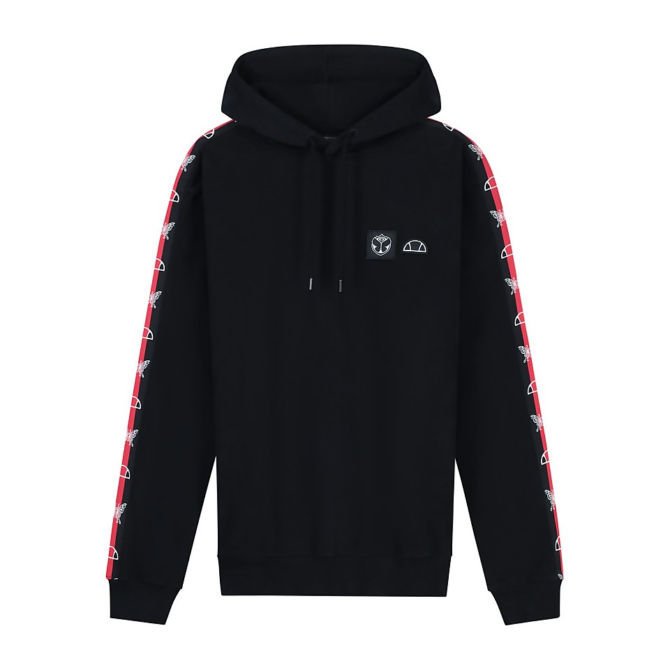 Unisex Tomorrowland X ellesse Kapuzenpullover Schwarz