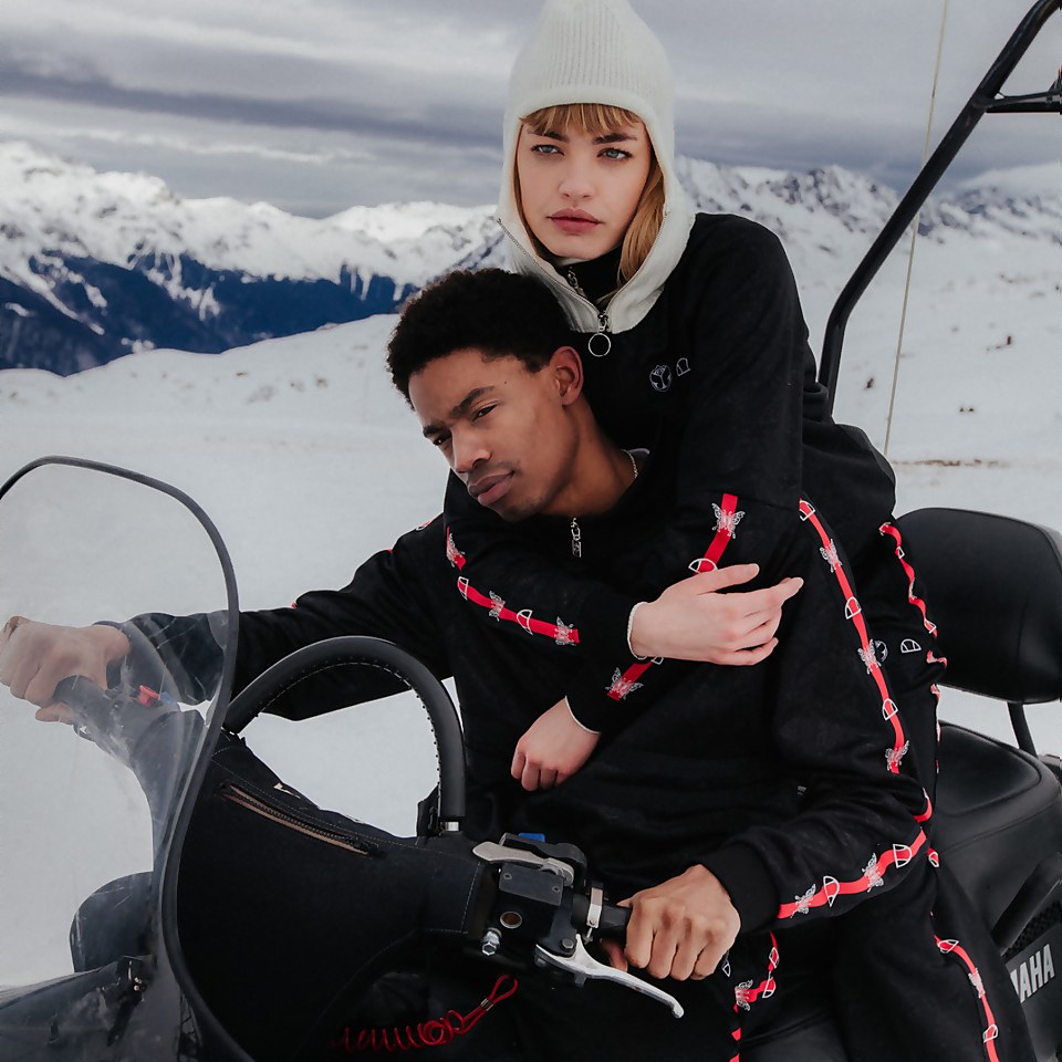 Men's Tomorrowland X ellesse Track Top Black