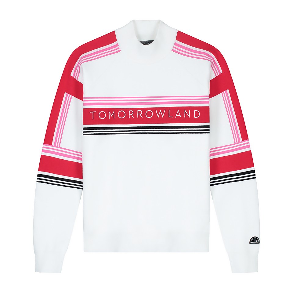 Women's Tomorrowland X ellesse Knitted Sweatshirt White