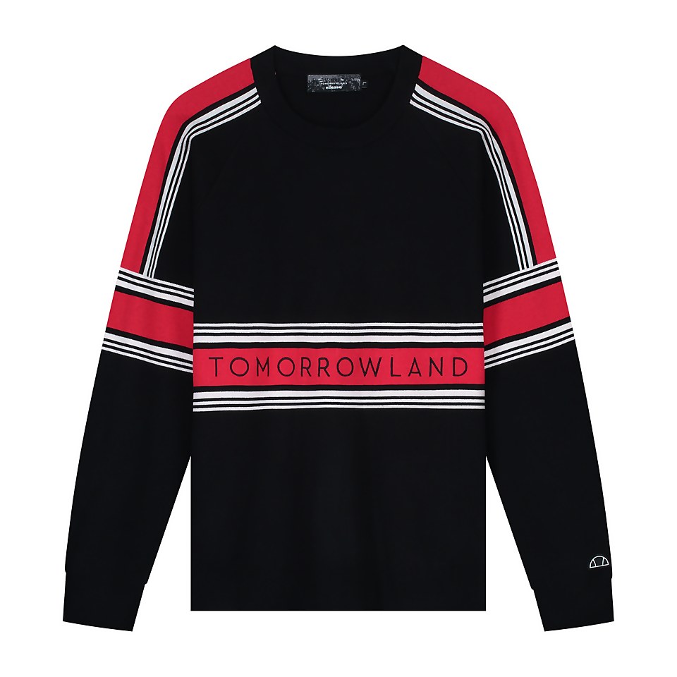 Tomorrowland X ellesse Strick-Sweatshirt Schwarz für Herren