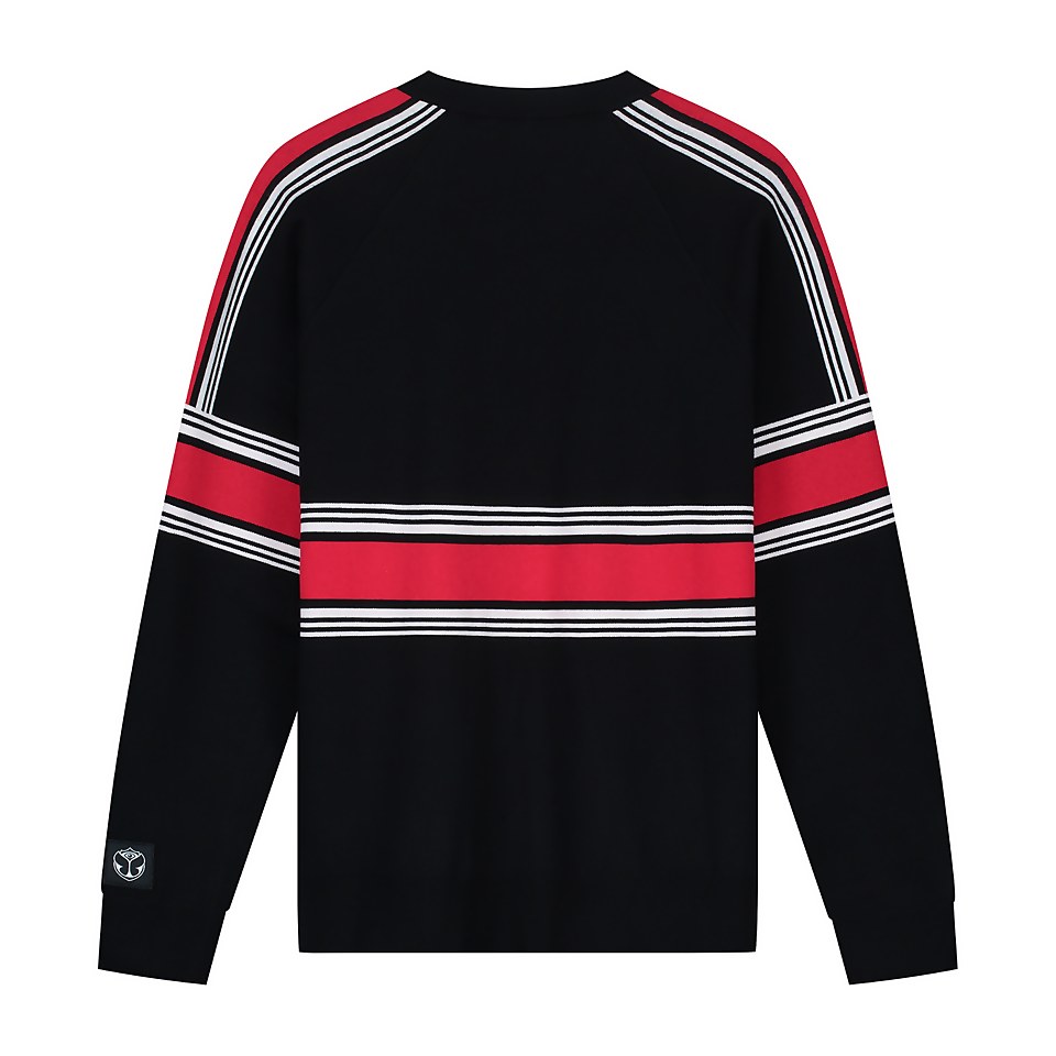 Tomorrowland X ellesse Strick-Sweatshirt Schwarz für Herren