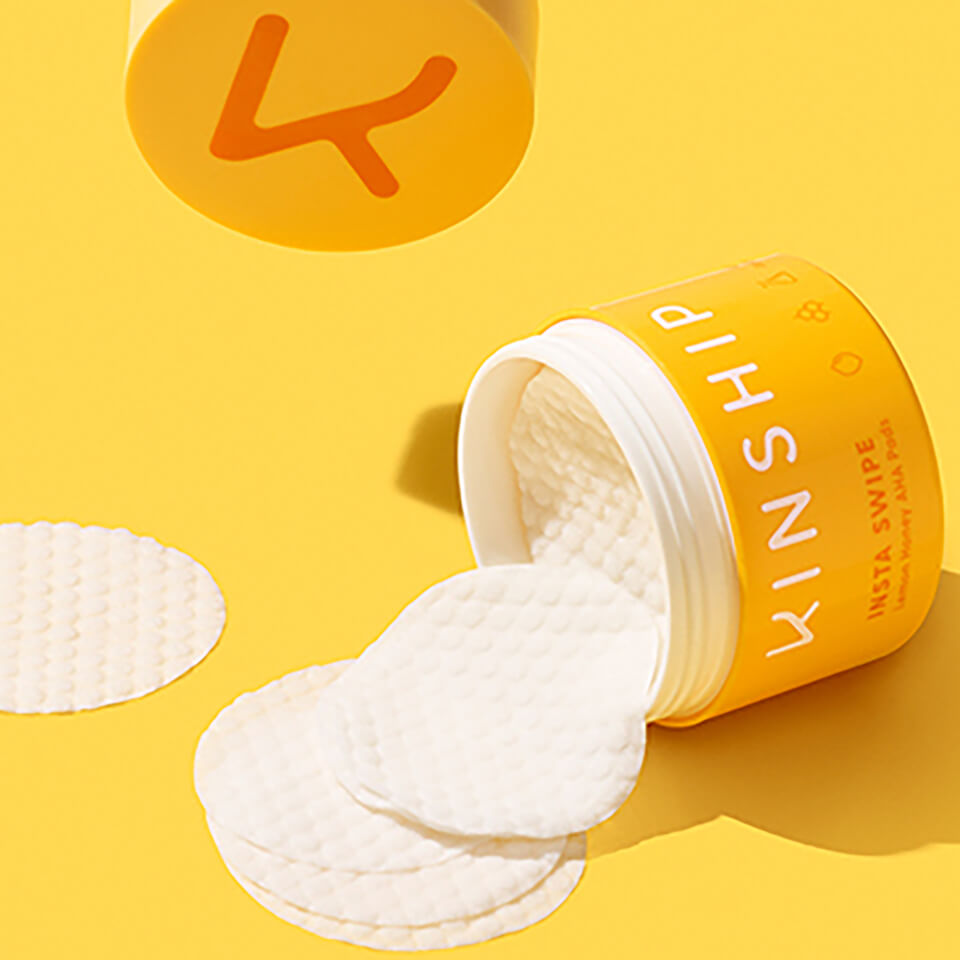 Kinship Insta Swipe Lemon Honey AHA Exfoliating Pads (45 Pads)