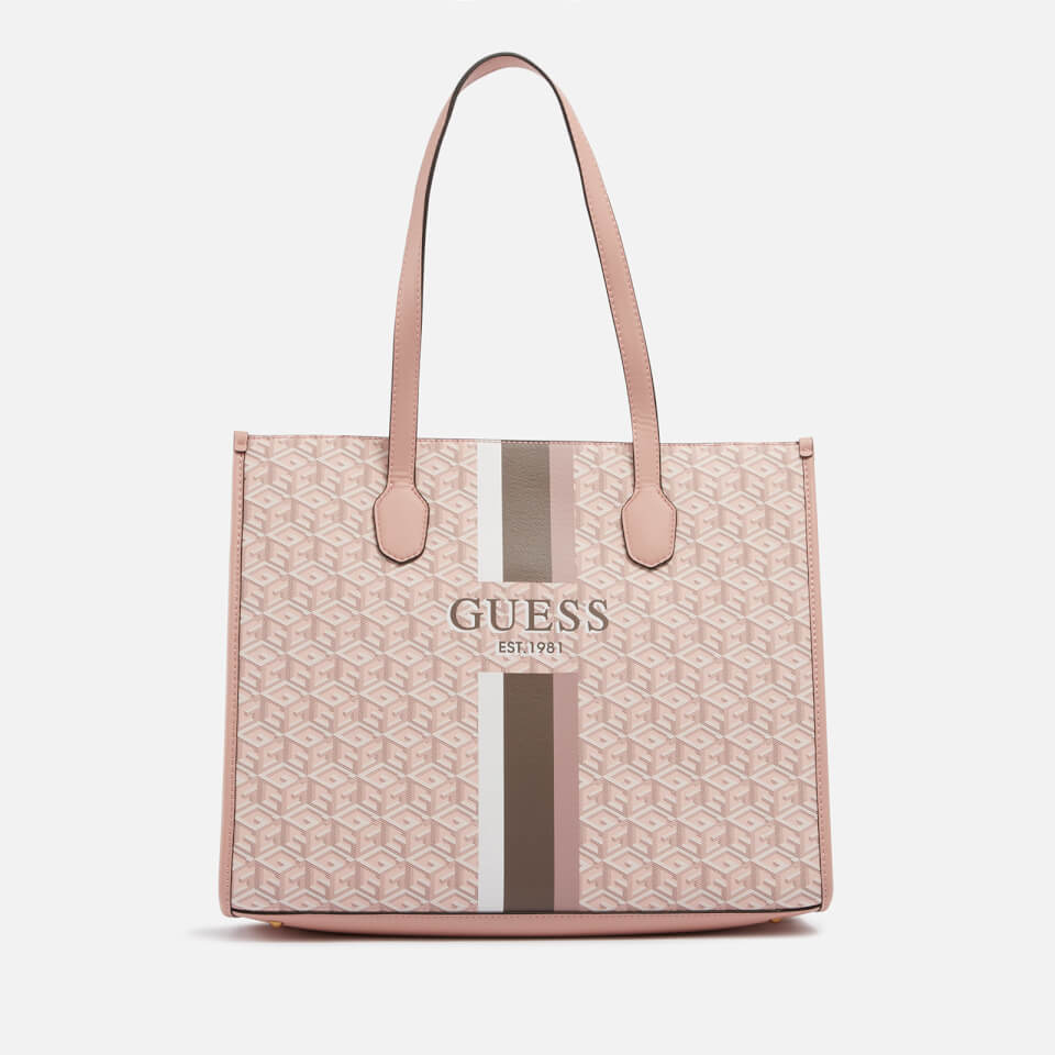 Guess Silvana Faux Leather Girlfriend Tote Bag