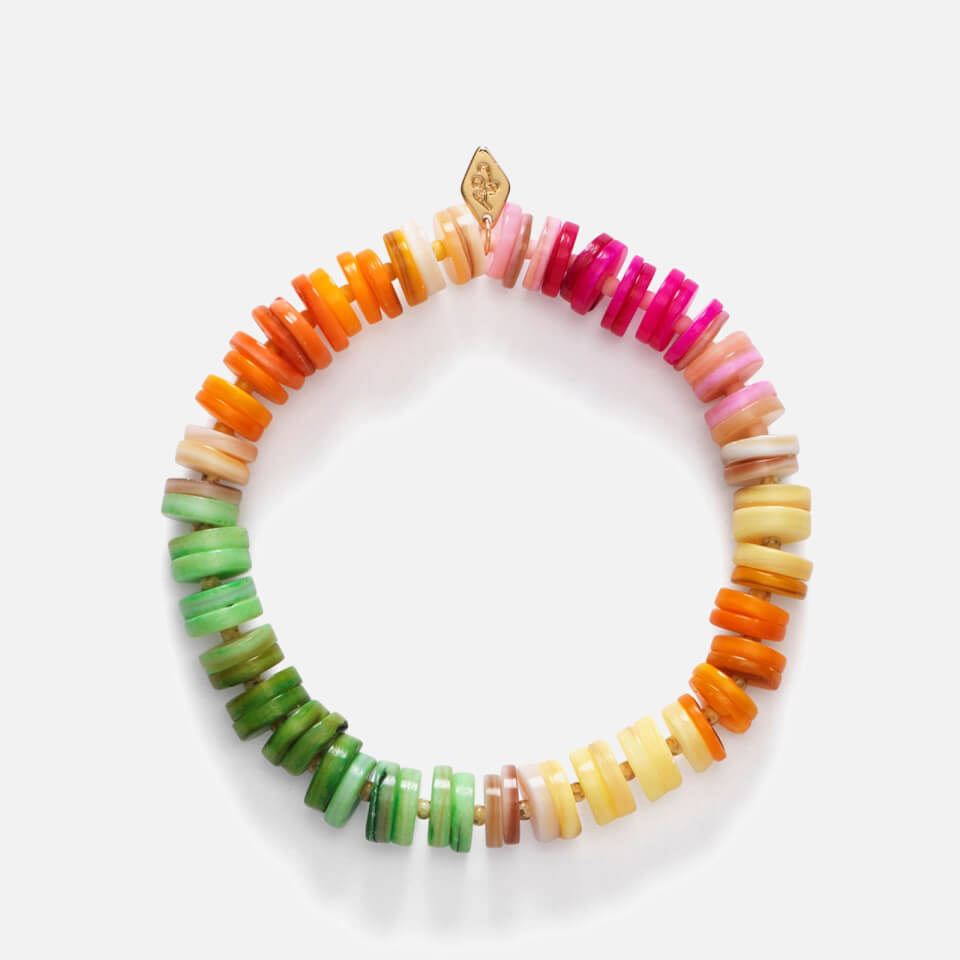 Anni Lu Fantasy Glass Bead and Shell Bracelet