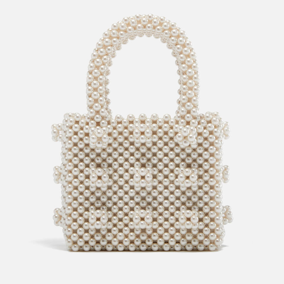 Shrimps Mini Antonia Faux Pearl Tote Bag