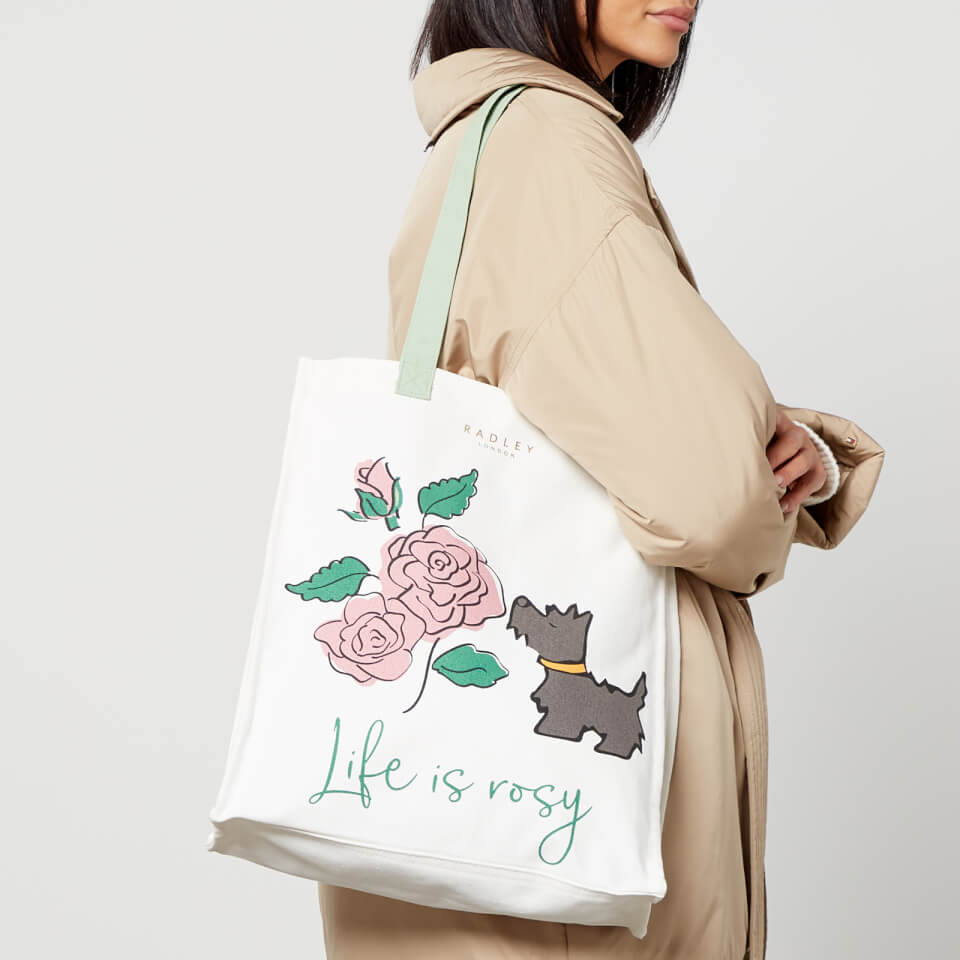 Radley Life Is Rosy Cotton-Canvas Tote Bag