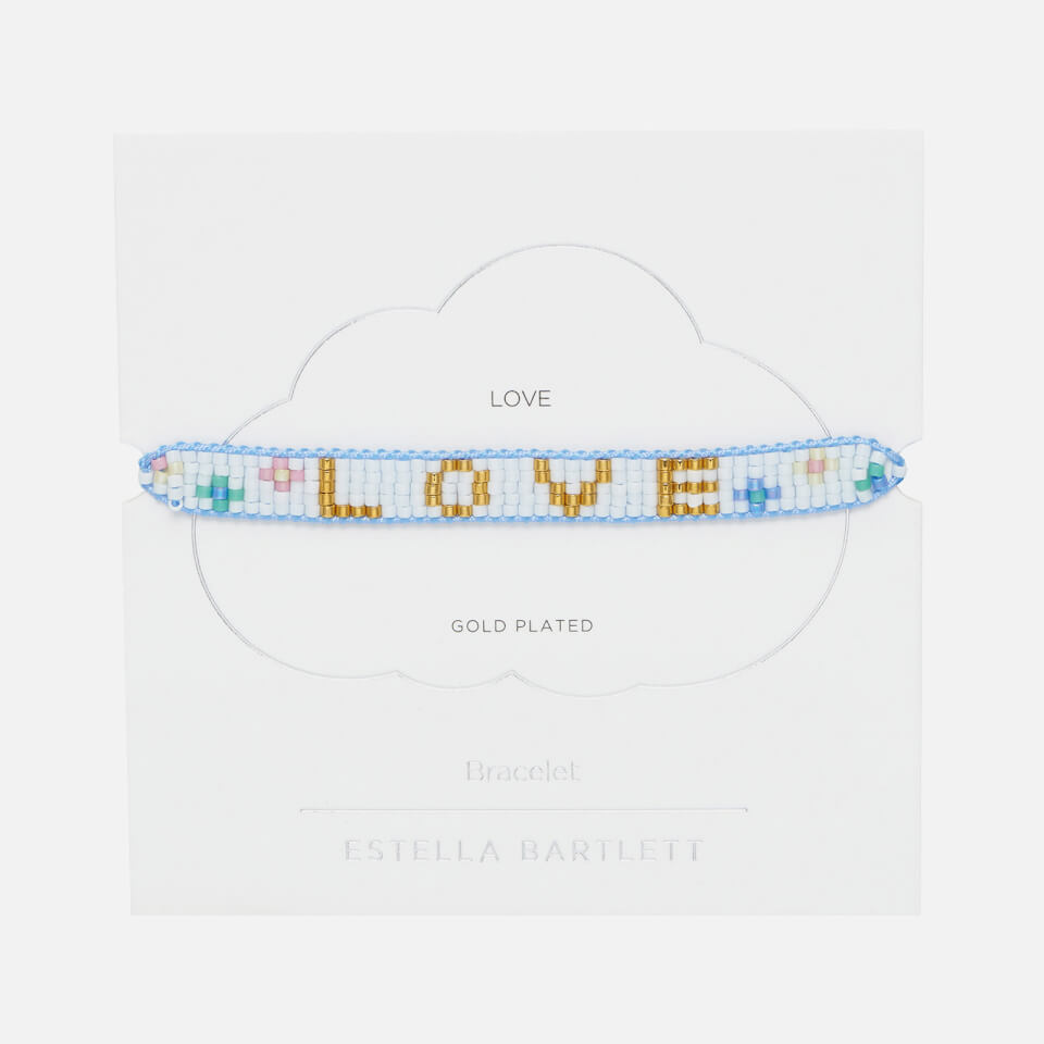 Estella Bartlett Beaded Cord Love Bracelet