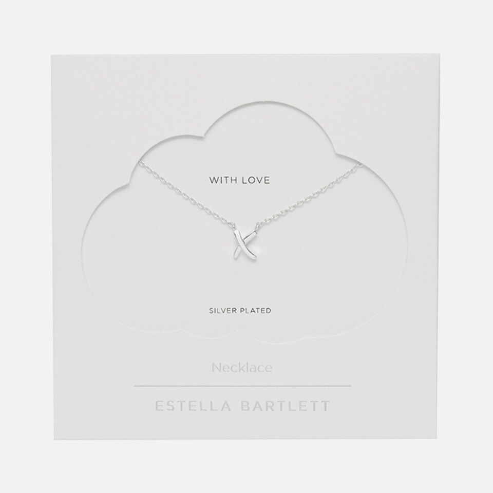 Estella Bartlett Silver-Plated Kiss Necklace