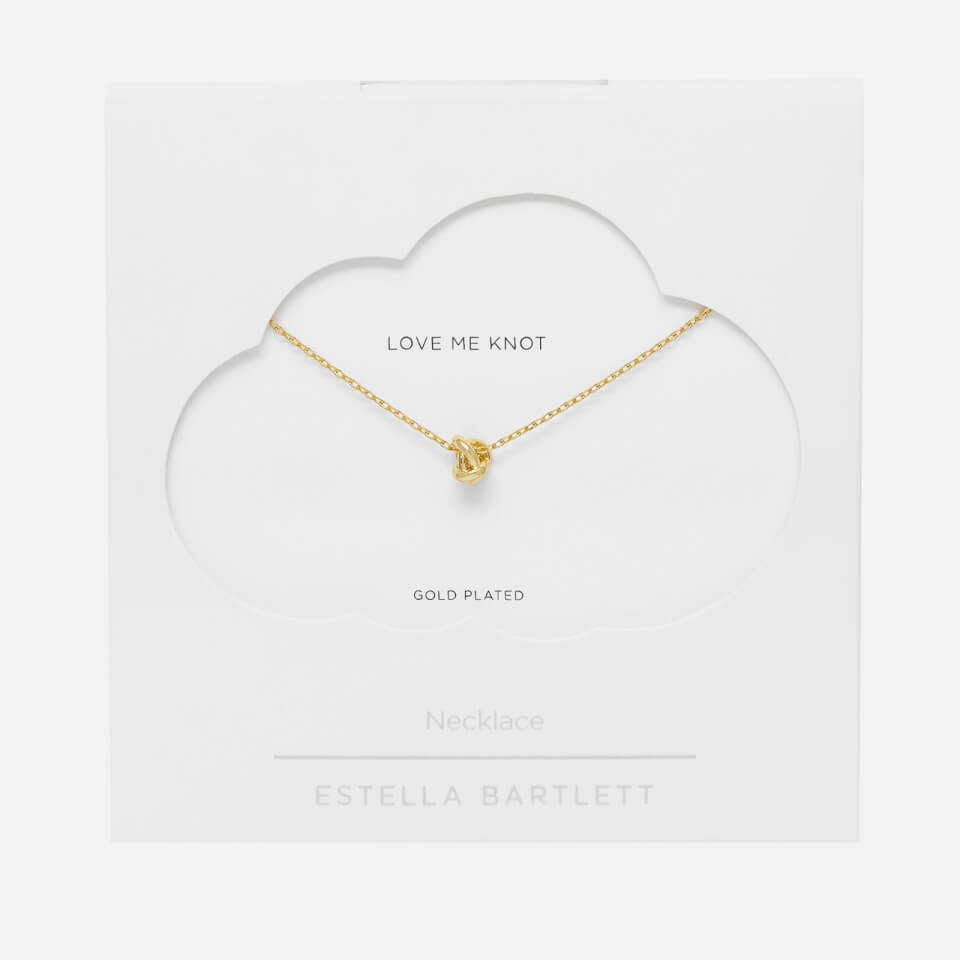 Estella Bartlett Gold-Plated Knot Necklace