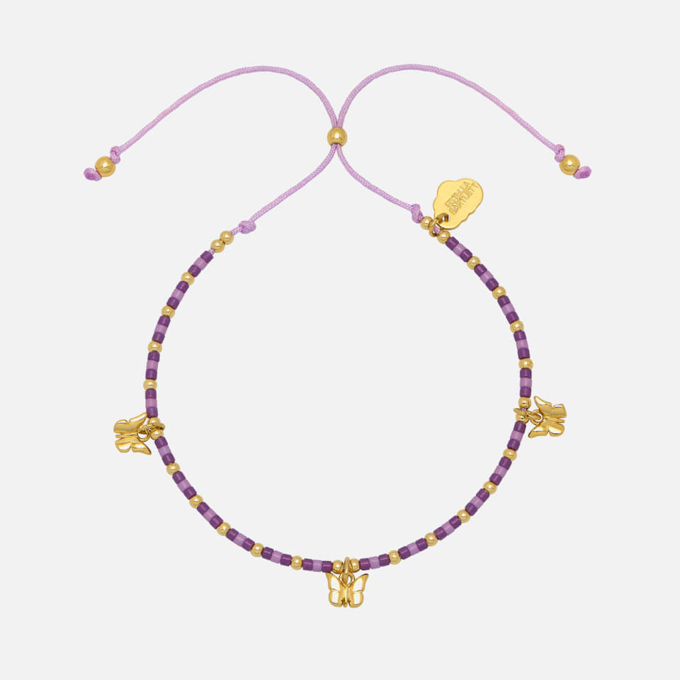 Estella Bartlett Gold-Plated Multi Butterfly Bracelet