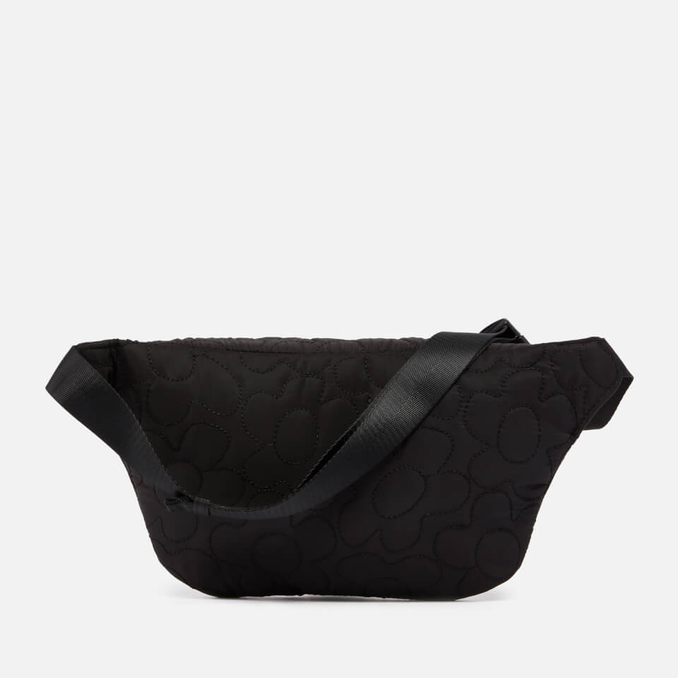 Damson Madder Floral-Quilted Shell Belt Bag