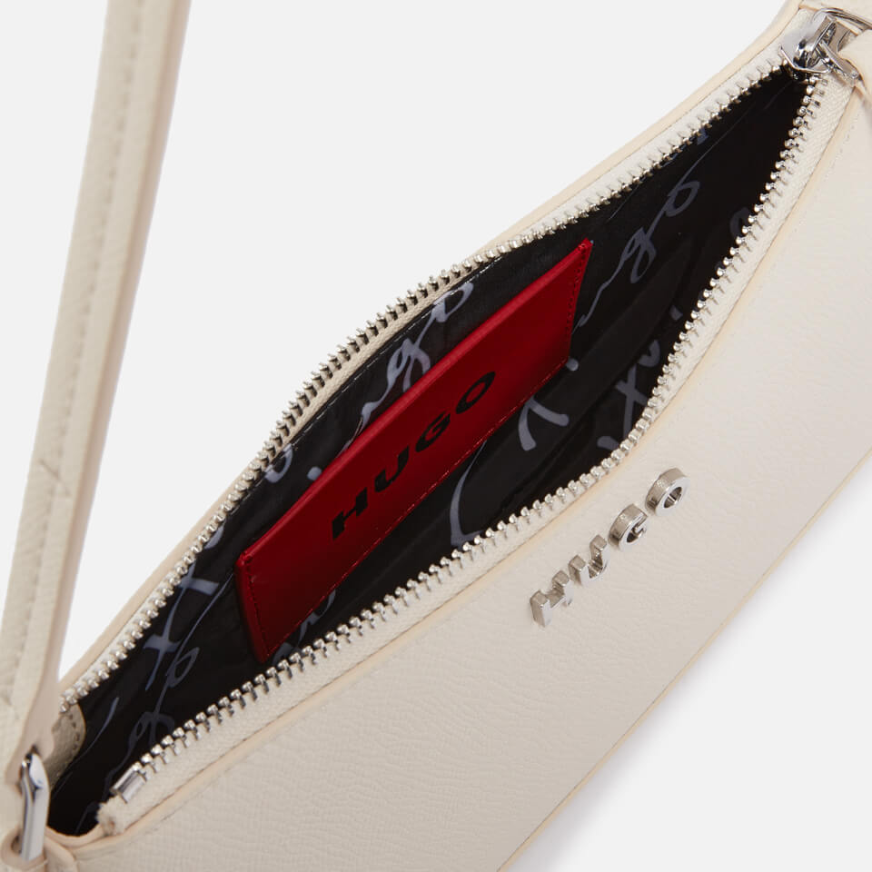 HUGO Chris Faux Leather Small Hobo Bag