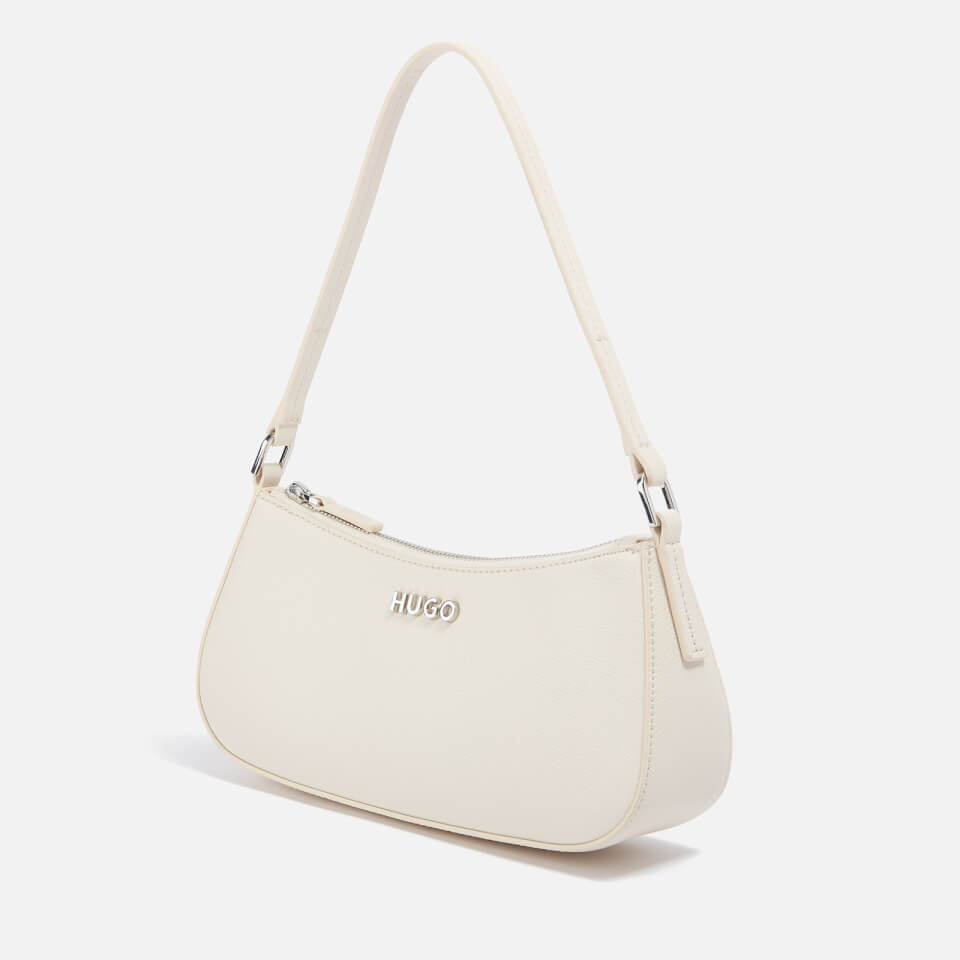 HUGO Chris Faux Leather Small Hobo Bag
