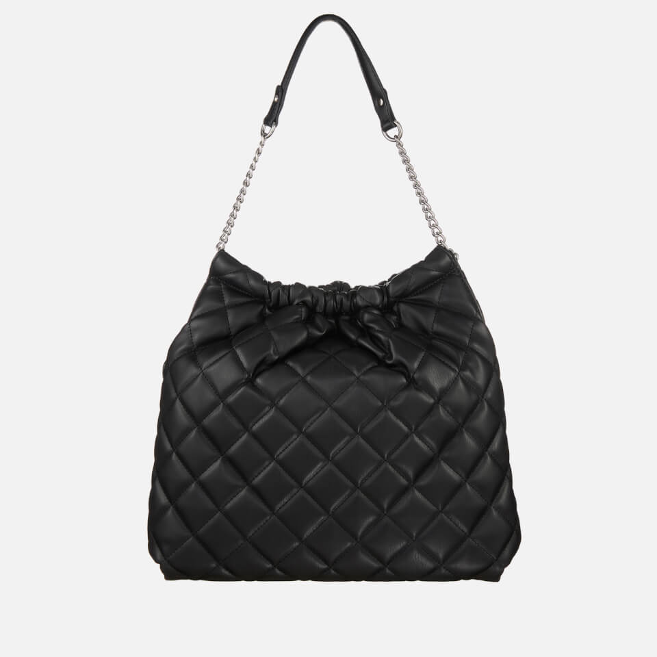 Valentino Summer Re Quilted Faux Leather Hobo Bag