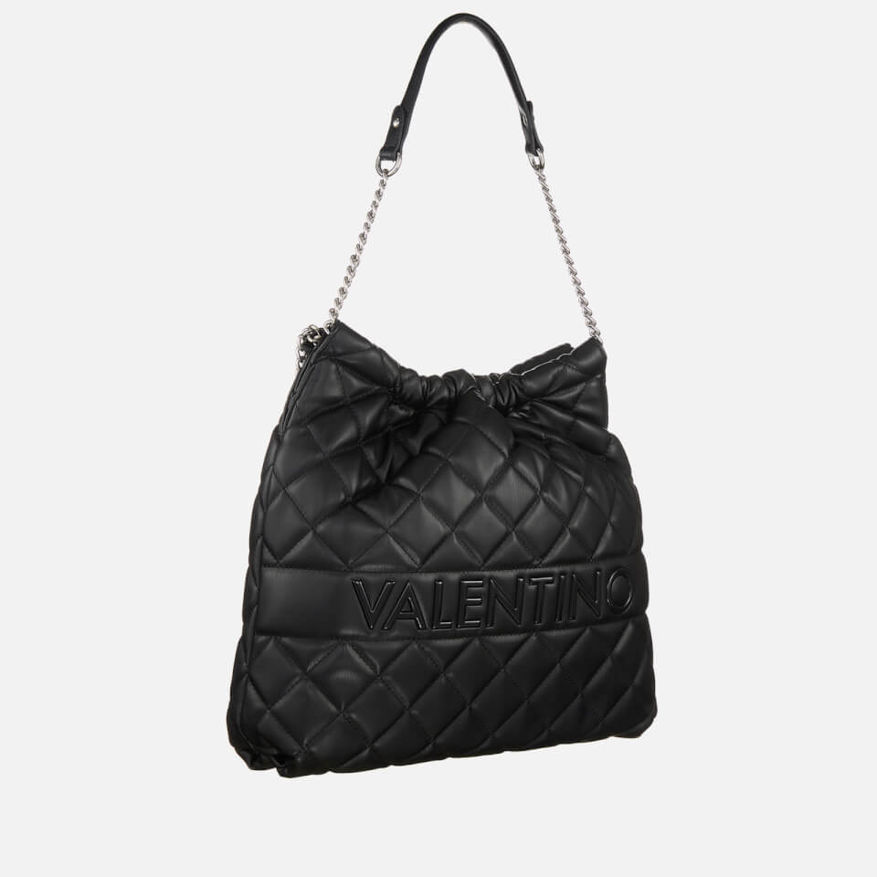 Valentino Summer Re Quilted Faux Leather Hobo Bag