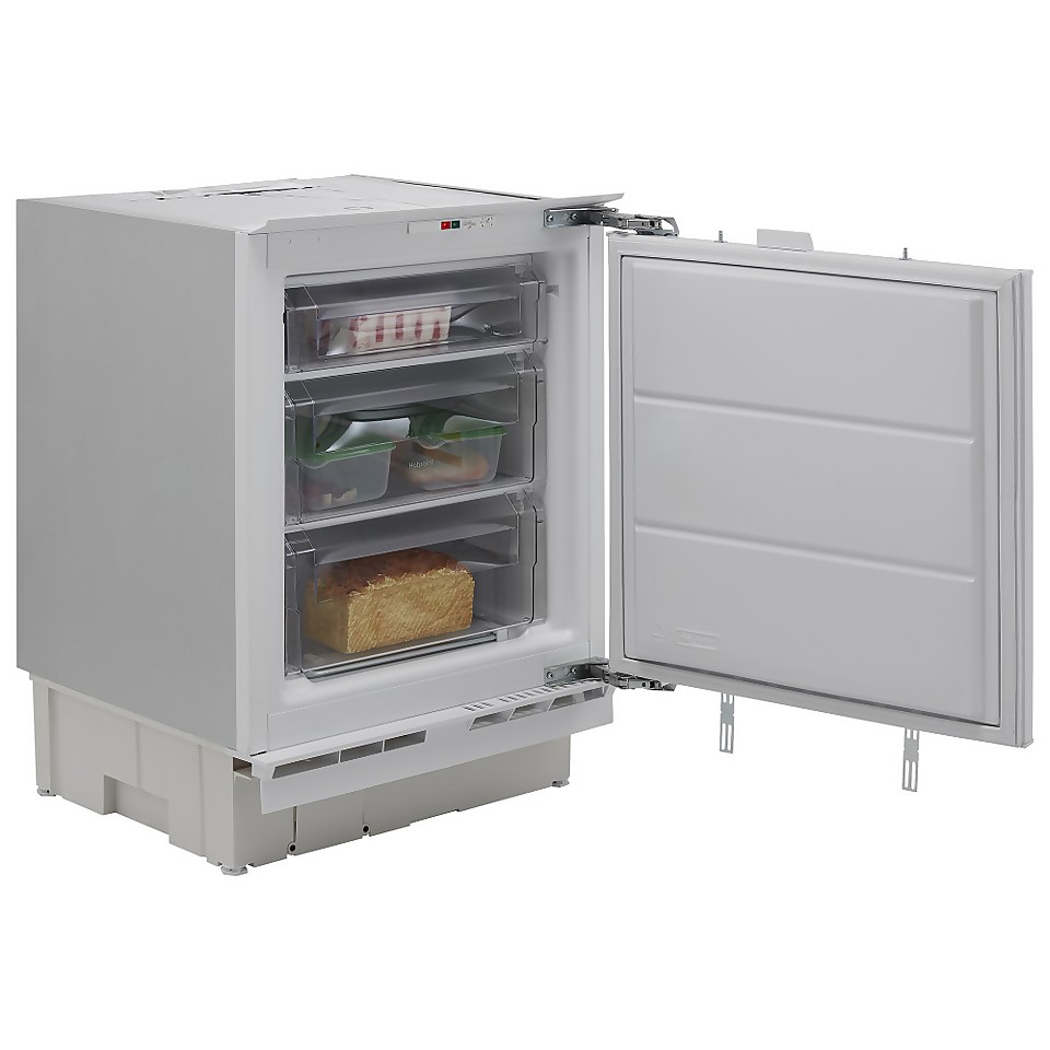 Hotpoint HZA1.UK1 Integrated Under Counter Freezer with Fixed Door Fixing Kit