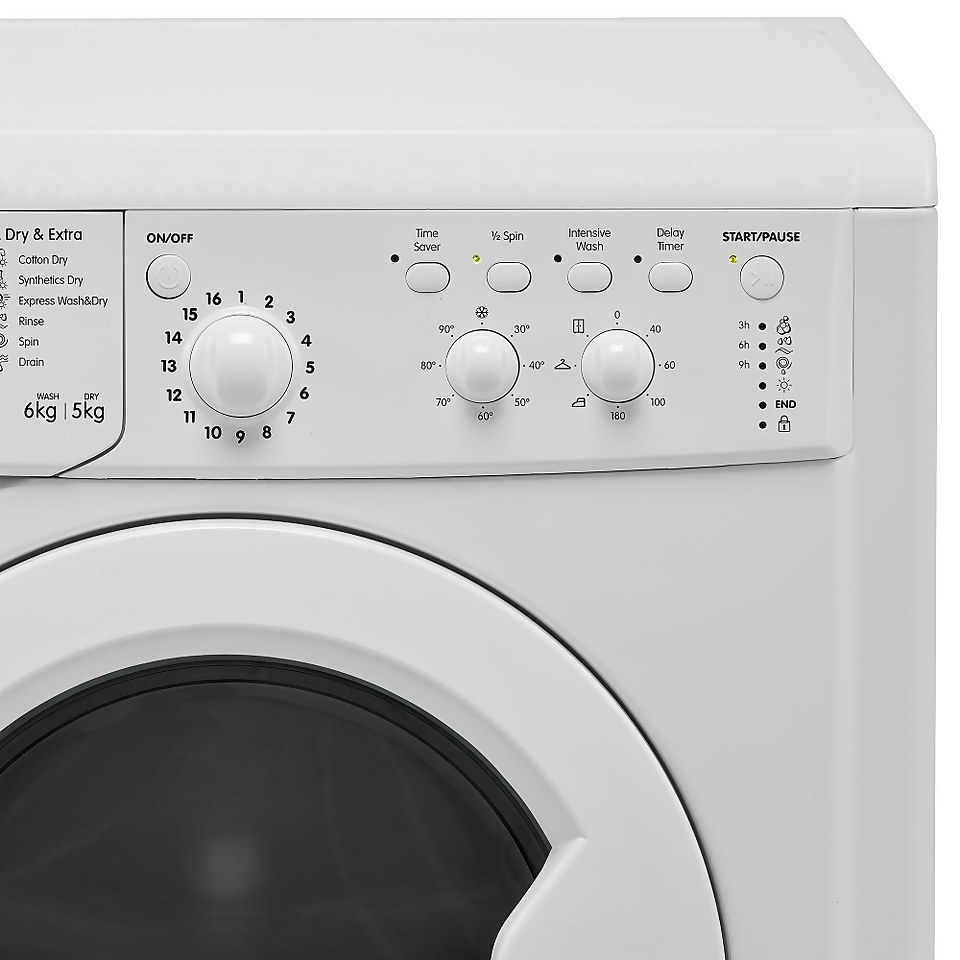 Indesit IWDC65125UKN 6Kg / 5Kg Washer Dryer with 1200 rpm - White