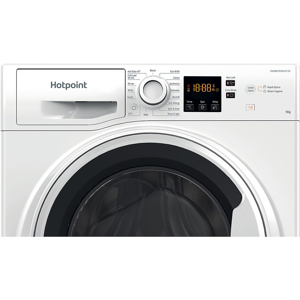 Hotpoint NSWA945CWWUKN 9Kg Washing Machine with 1400 rpm - White